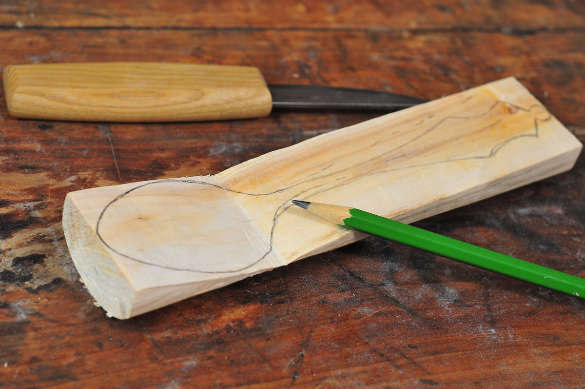 Jak vyříznout dřevěnou lžíci?